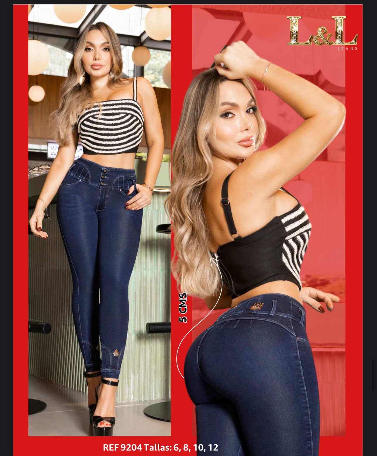 L&L colombian jeans