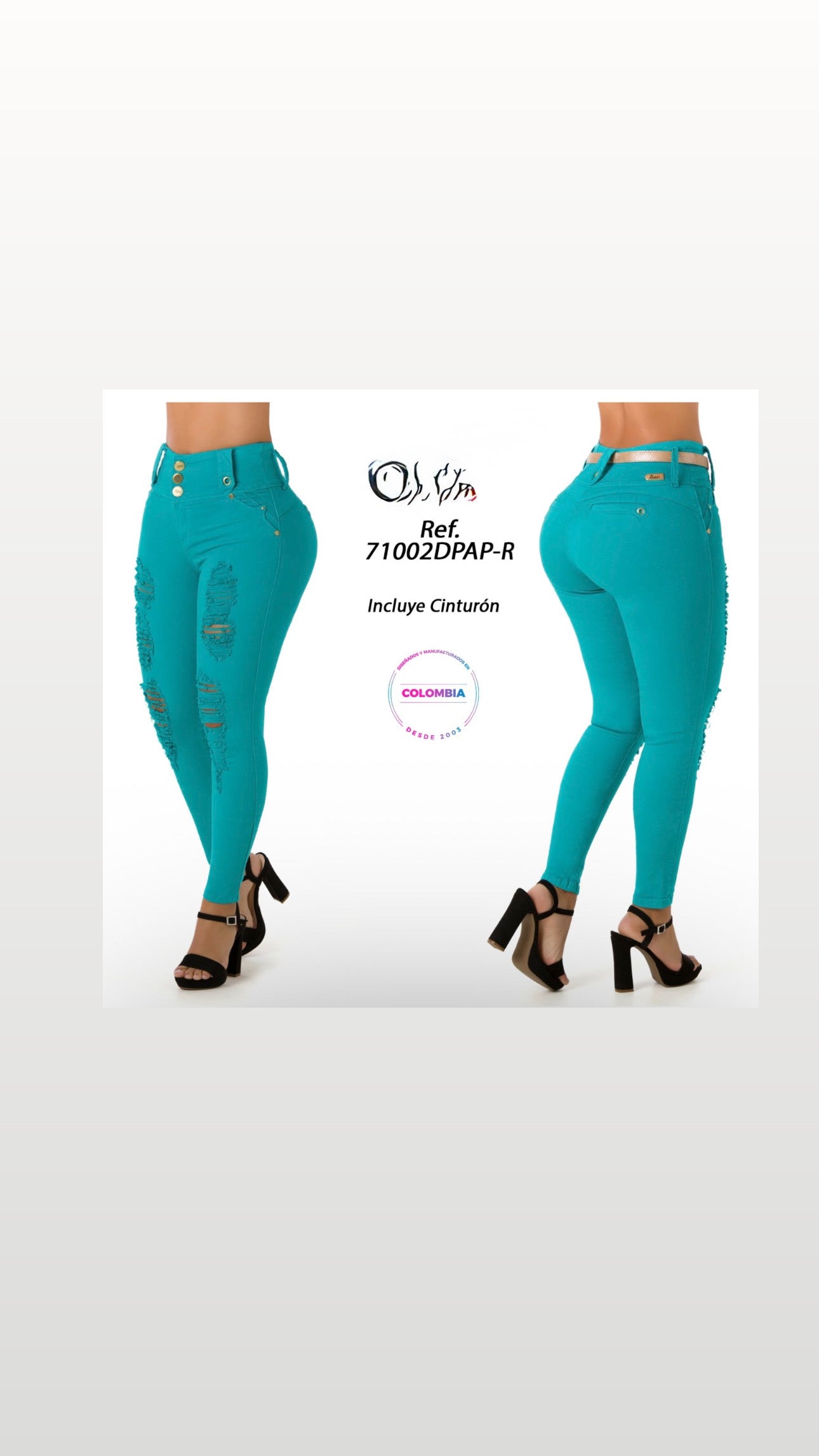 Jeans levanta glúteos Colombiano