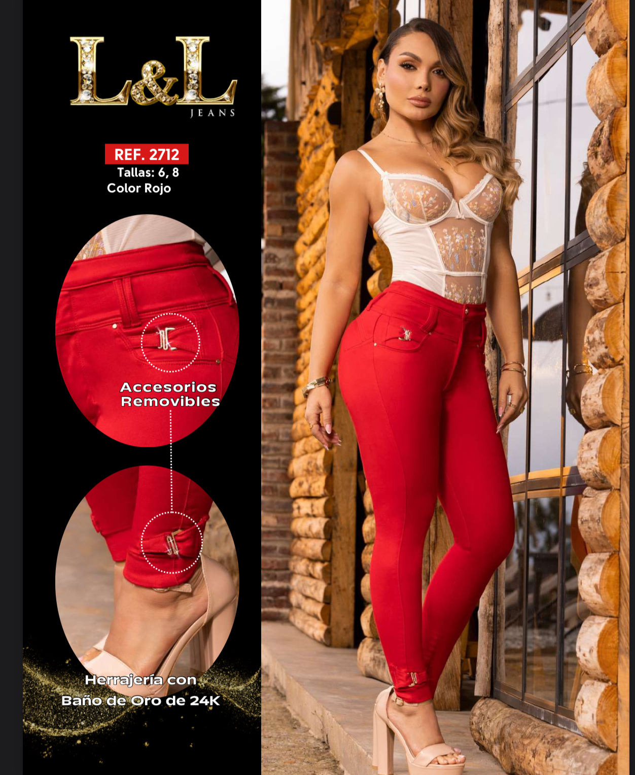 Jeans L&L push up