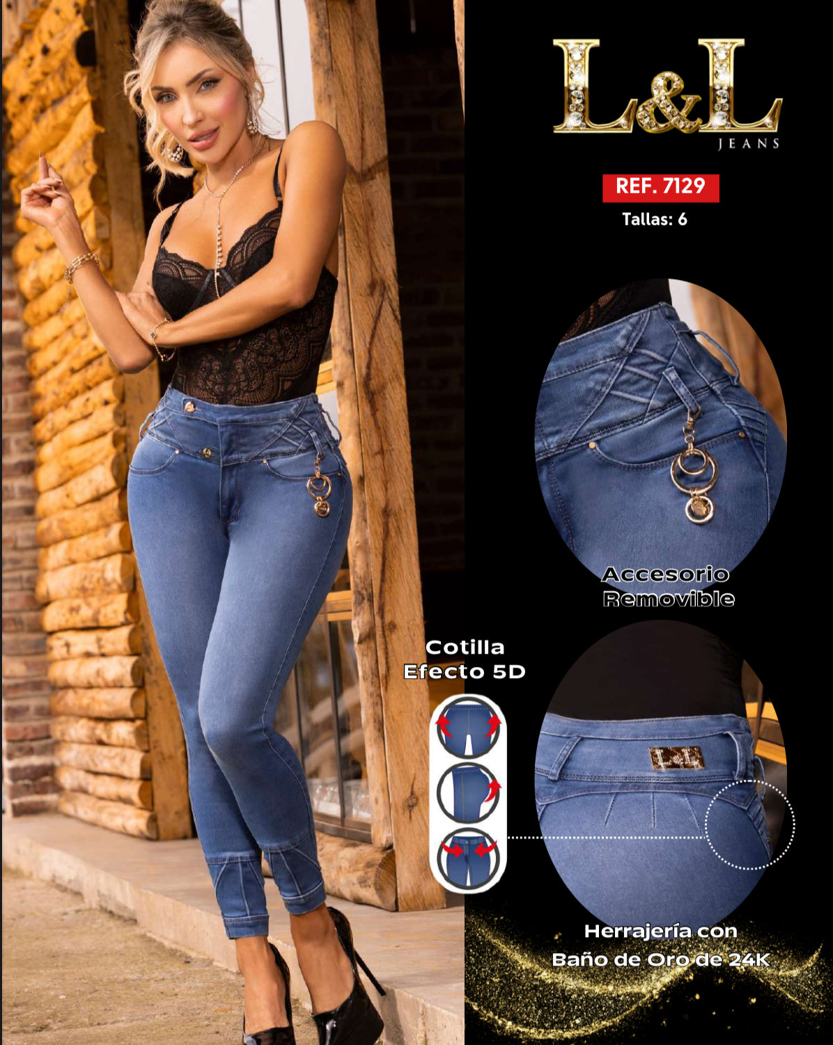 Jeans L&L push up