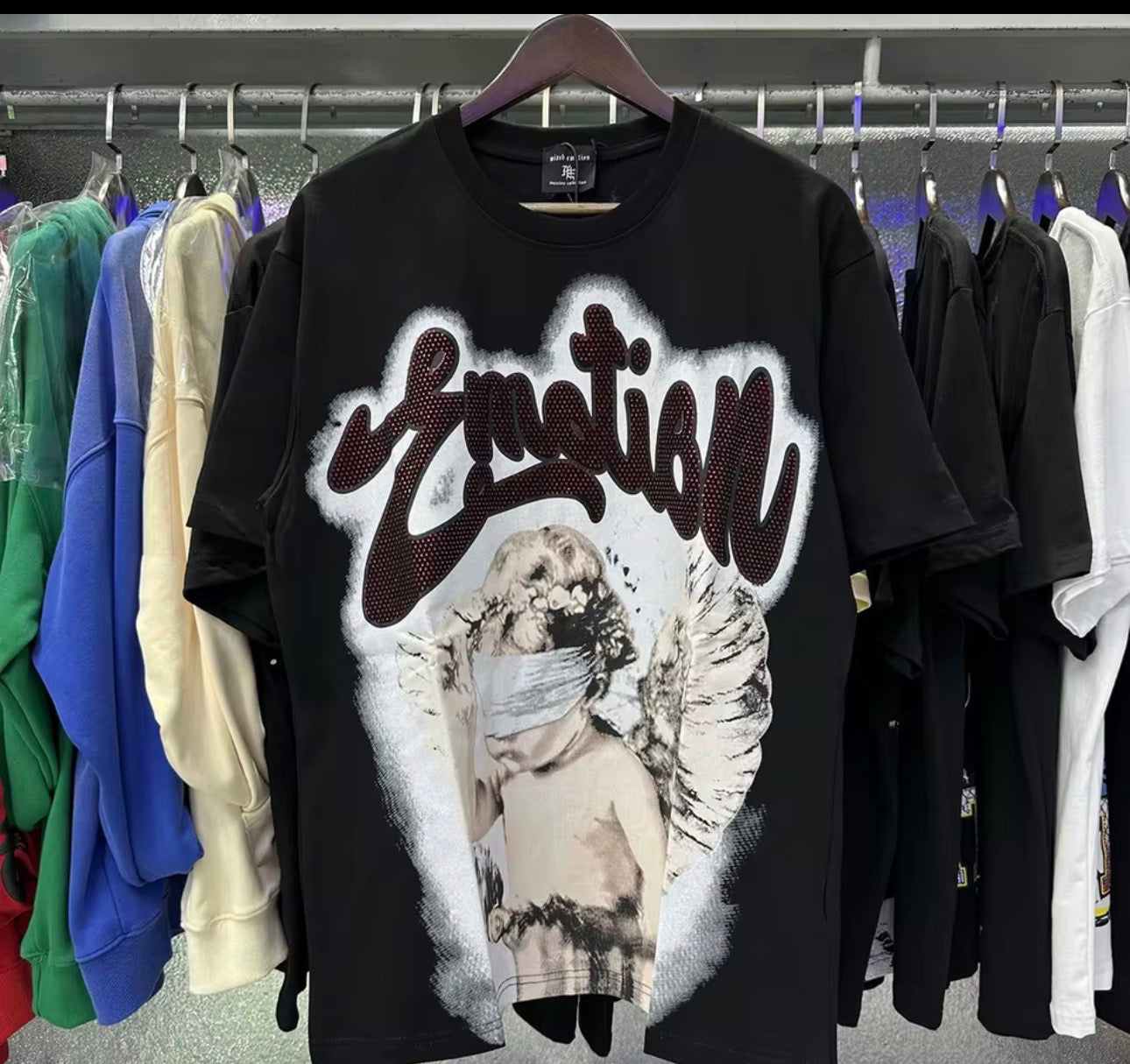 Quality Diamond  Cotton t Shirts Tee Cotton Streetwear Graphic