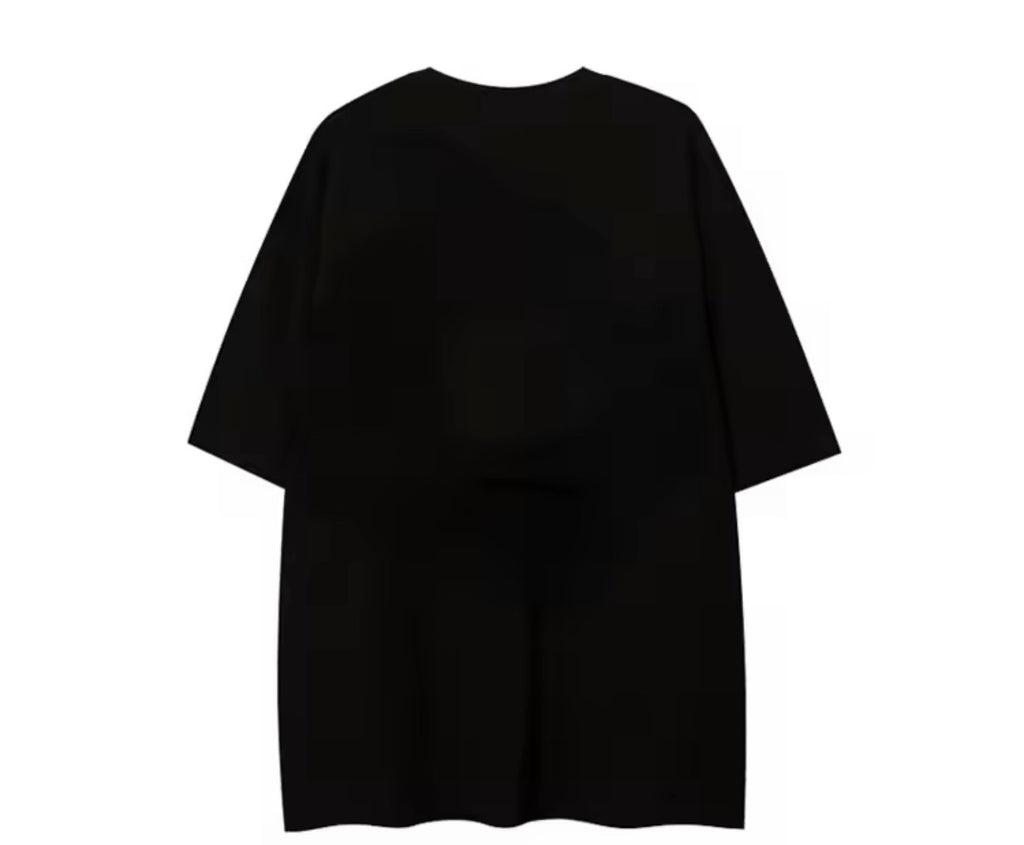 Hip-hop Plus Casual Round Neck Men's T-shirt Top