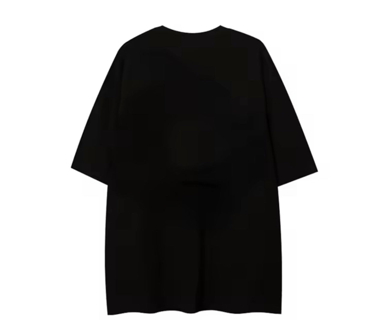 Hip-hop Plus Casual Round Neck Men's T-shirt Top