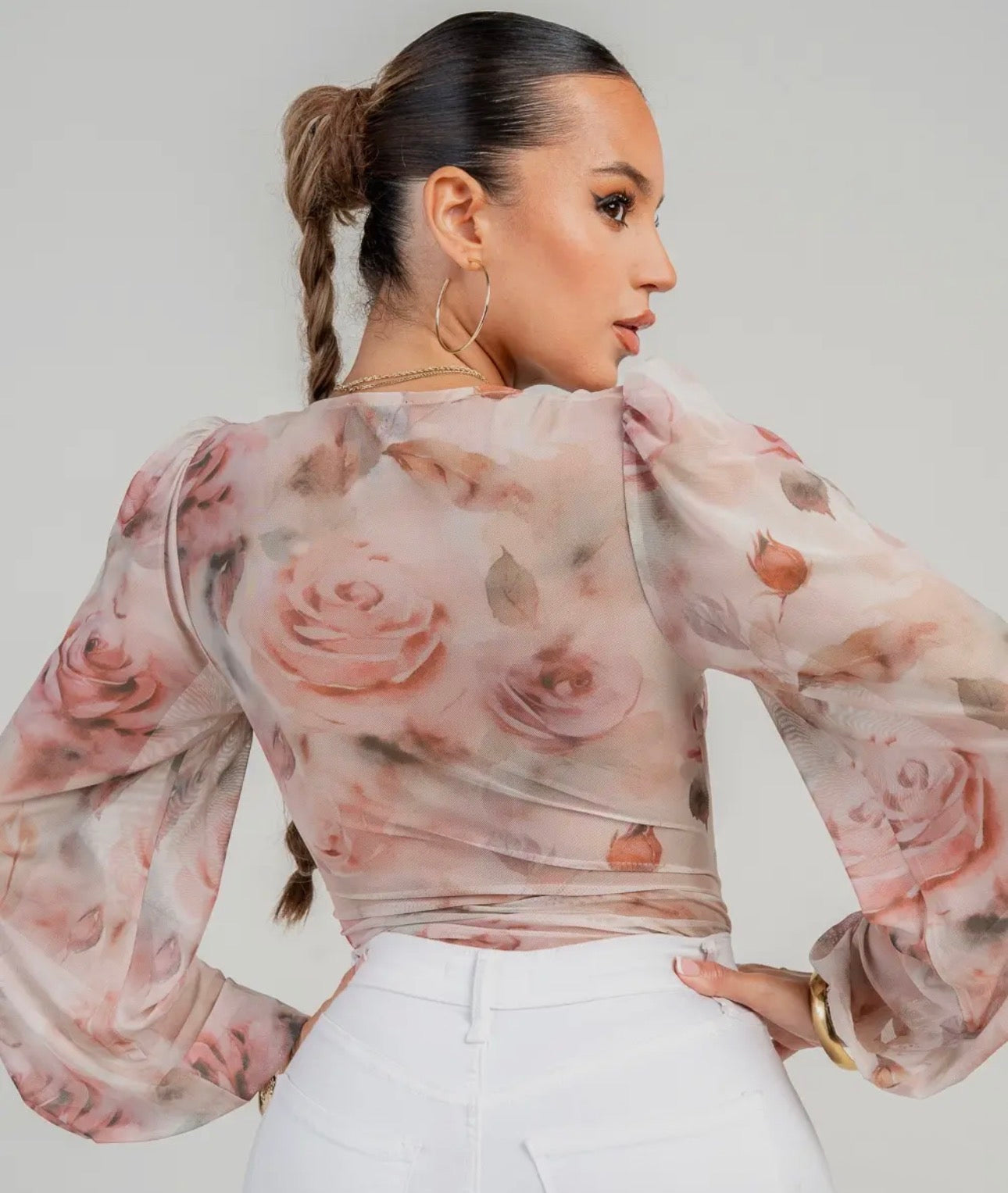 Body  topyMesh Floral