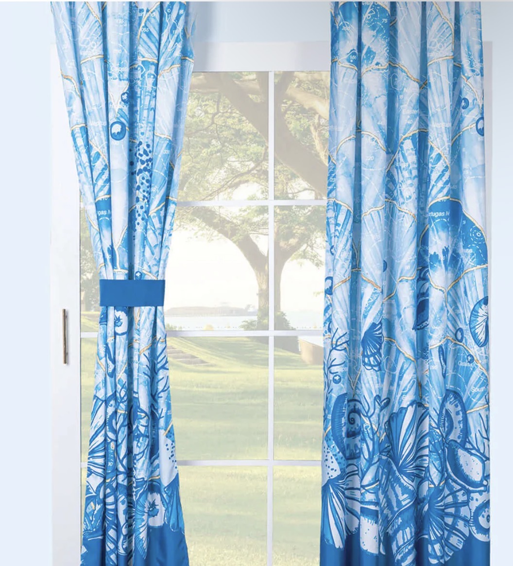 Juego océano de Cortinas