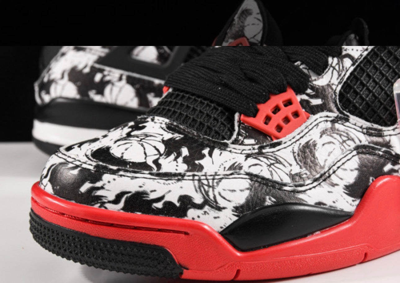 Sneakers Edición Limitada Blanco Negro