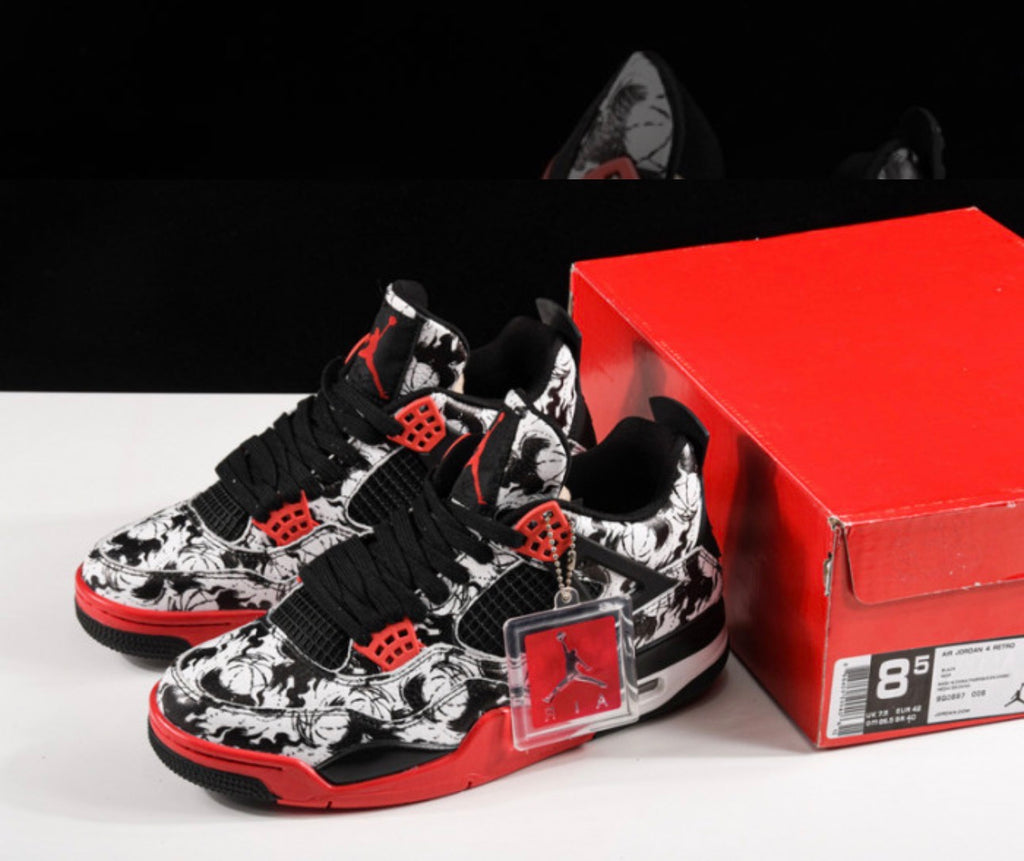 Sneakers Edición Limitada Blanco Negro