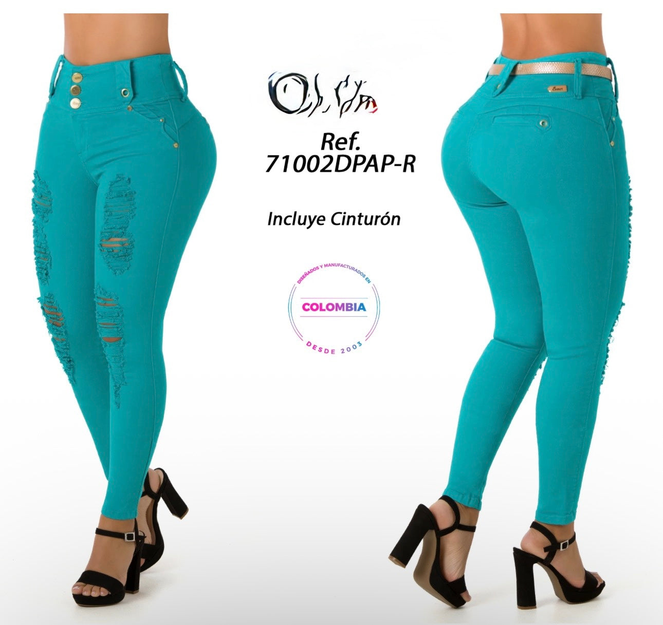 Jeans levanta glúteos Colombiano